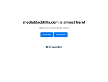 Tablet Screenshot of mediablackhills.com